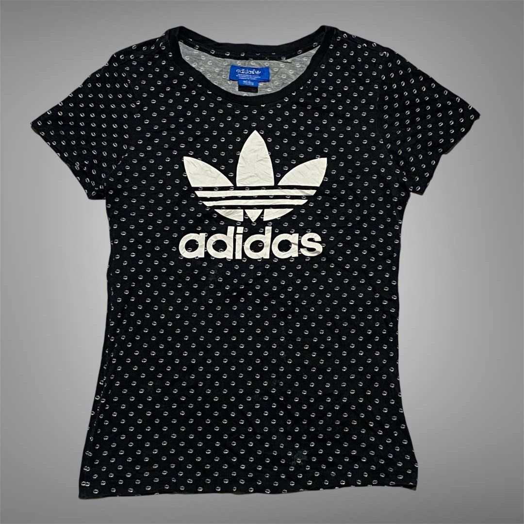 Adidas XS (Category: Shirts) located in Mabalacat. Submitted by stellargarments (Listing ID 1462067503, Image 1). Description: L - 22 W - 15 Condition -9/10 Buong buo logos Fitted fitting Complete tags Smooth on skin fabric Need wash fresh from bale lukot pa po Color may vary due to lighting.