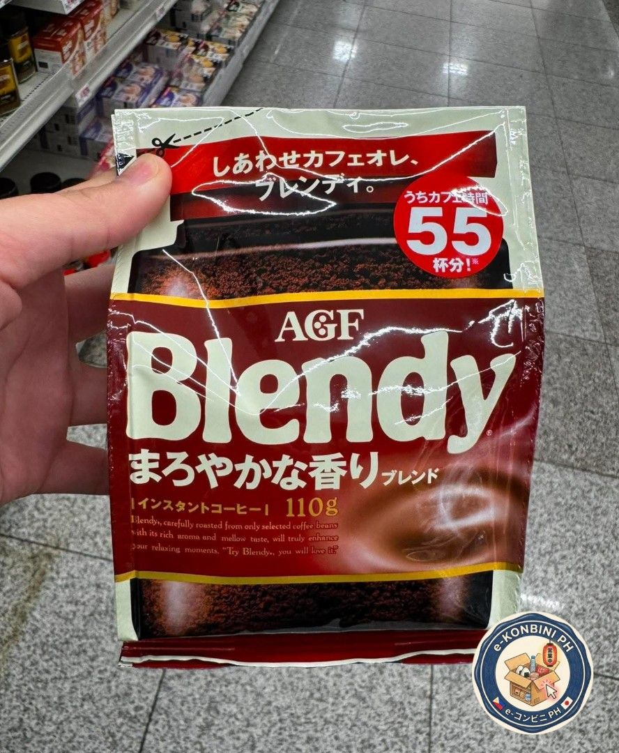 AGF Blendy Espresso Instant Coffee 110g (Category: Other Food & Drinks) located in Quezon City. Submitted by jcn27 (Listing ID 1462161041, Image 2). Description: - Rich and mellow AGF Blendy Espresso instant coffee - Carefully roasted from selected beans - Makes 55 cups (110g pack) - Perfect for relaxing moments.
