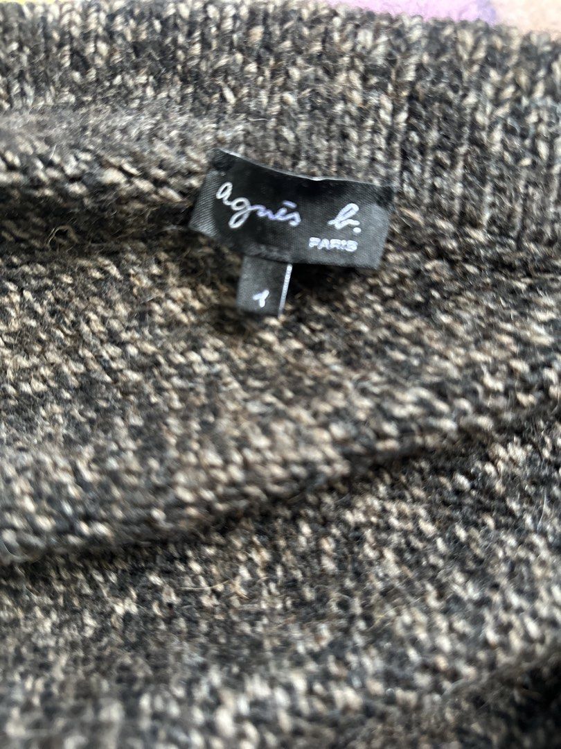 Agnes sweater cardigan large (Category: Coats, Jackets and Outerwear) located in Angeles City. Submitted by ritenianstuff (Listing ID 1462056768, Image 2). Description: Auth Agnes B Italy coat / cardigan makapal Like new Afd sf 74 Gcash payment.