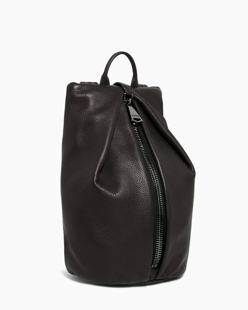 Aimee Tamitha Genuine Leather Black Backpack (Category: Backpacks) located in Makati City. Submitted by __jsww (Listing ID 1462050352, Image 2). Description: - SRP ₱14,600 - Stylish black pebbled leather backpack - Secure zipper closure - Multiple interior compartments and pockets for organization - Comfortable top handle and adjustable shoulder straps - Ideal for everyday use or travel adventures.