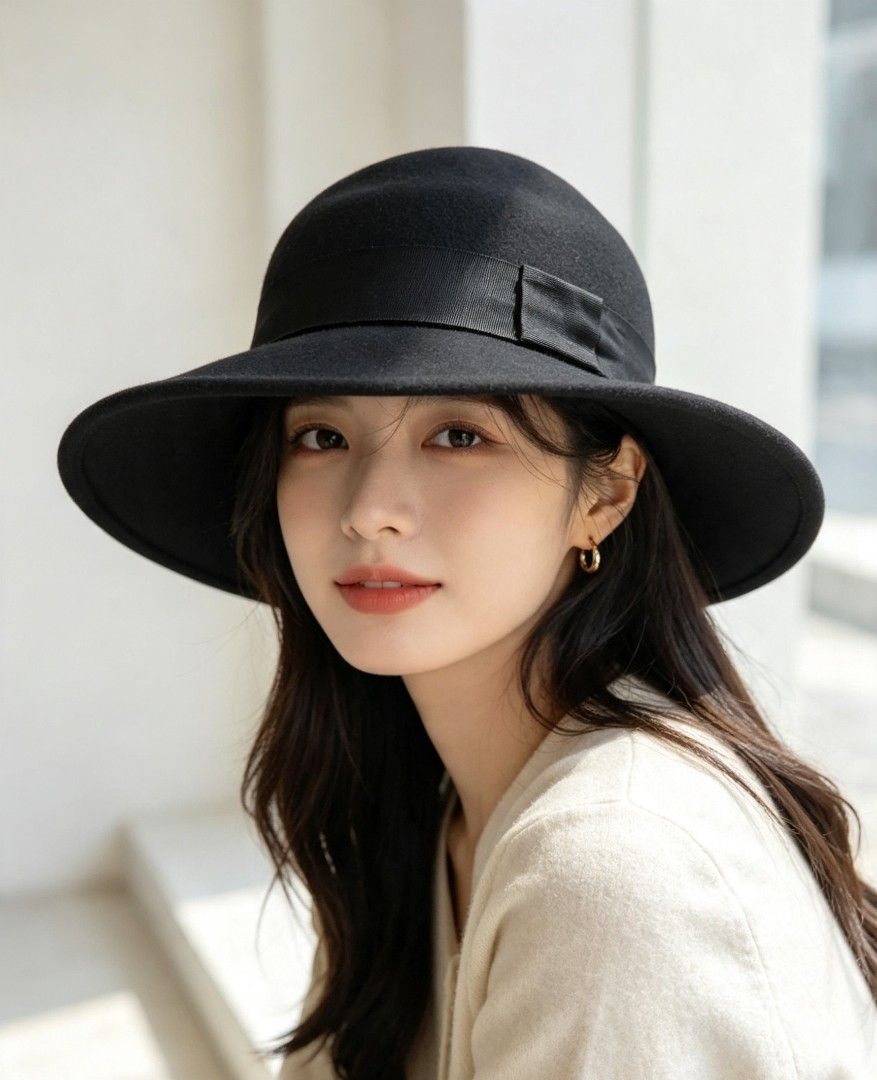 ALDO Black Wide Brim Fedora Hat (Category: Hats & Beanies) located in Manila. Submitted by momofunodos (Listing ID 1462103606, Image 1). Description: ALL ITEMS ARE PRE-LOVED ✅Bale source. ✅Ukay thrifted. ✅Manage your expectations these are ukay.( dont expect crispy as new) ✅ Colors may different in person due to camera lens and lights. ✅ There's a sign of usage in every item ✅ Small stain washable stain are normal in ukay we do not considered it 