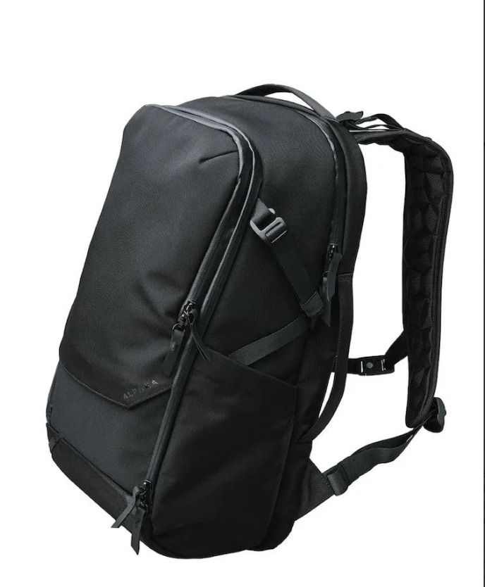 Alpaka Elements Travel Backpack 35L (Category: Backpacks) located in Paranaque City. Submitted by lorenzodlcruz (Listing ID 1462086314, Image 1). Description: Used once, Like new. • 35L capacity • 840D Ballistic Nylon Jet Black (Cool Grey lining) • Three compartments, one front quick access pocket and one side quick access pocket. • Padded, suspended laptop pocket with soft lining (fits up to 16inch laptop) • Main compartment with side mesh pocke
