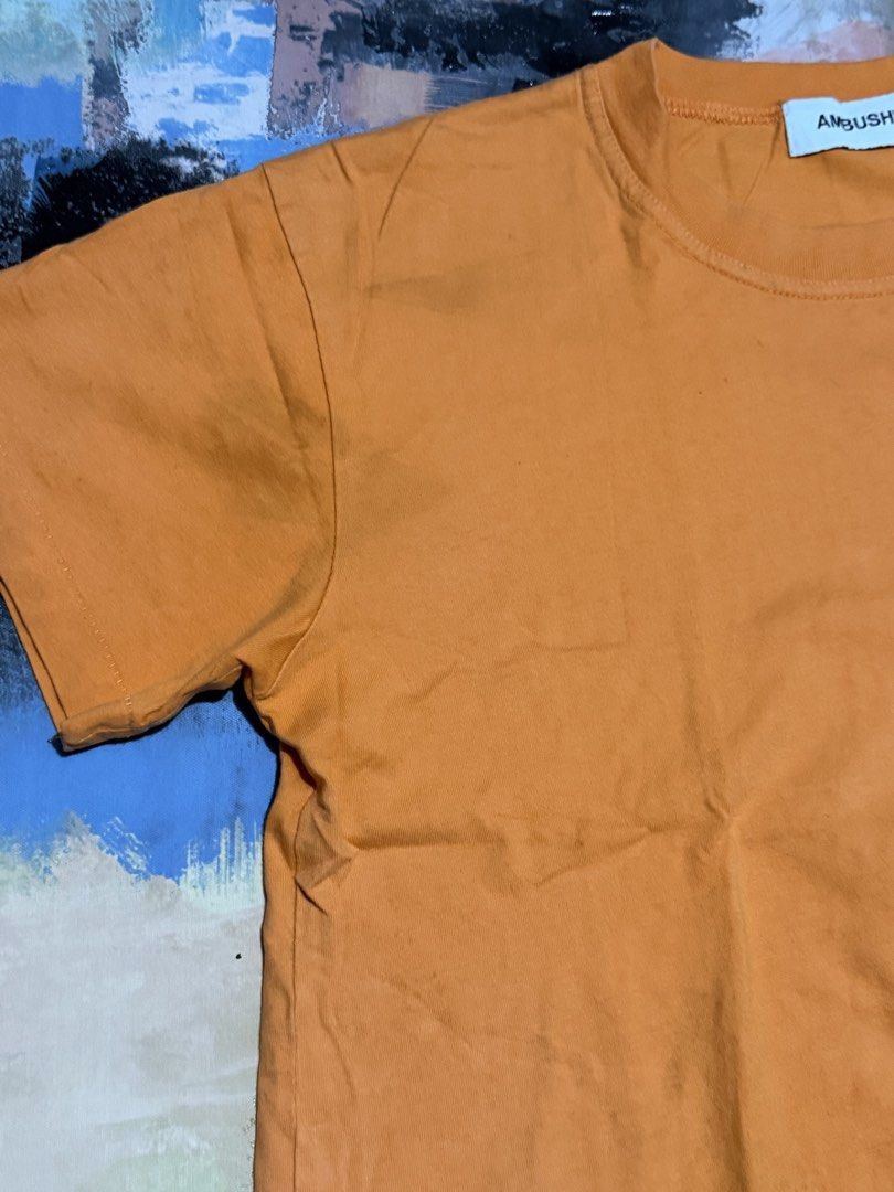 Ambush (Category: Tshirts & Polo Shirts ) located in Las Pinas. Submitted by thrftmnl. (Listing ID 1462051918, Image 3). Description: Ambush Size: Medium Dimes Width: 20.5 Length: 26 Issue: removable stain.