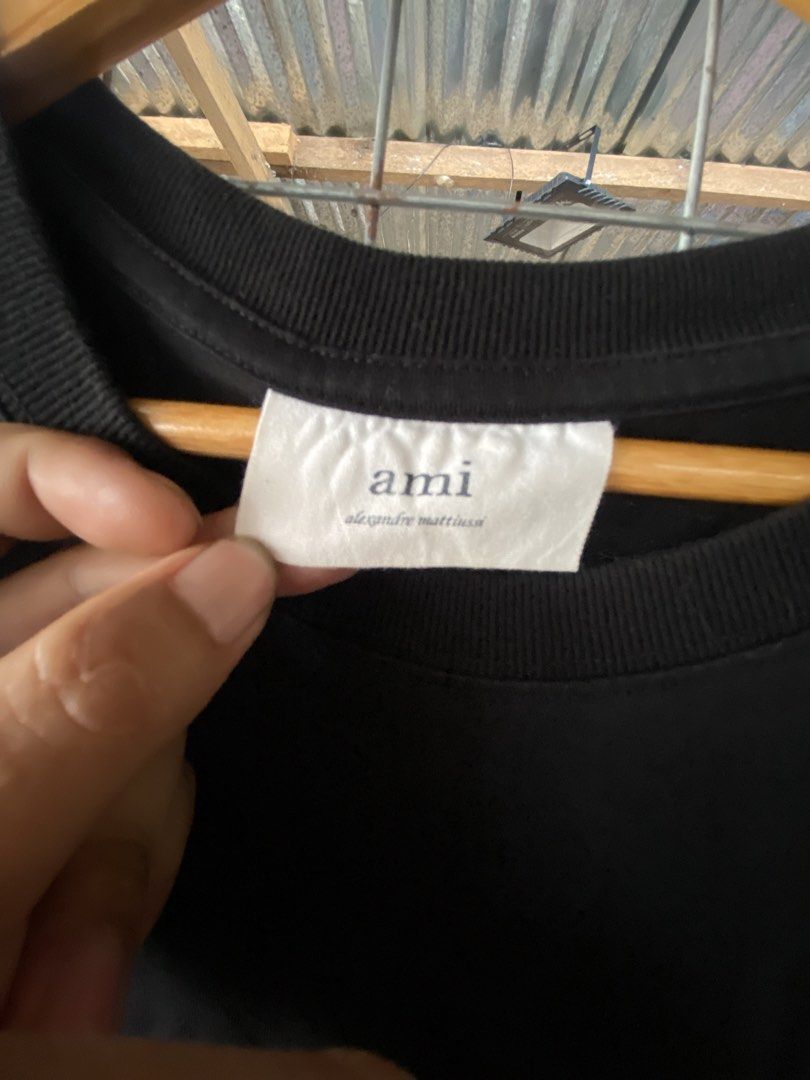 Ami big logo (Category: Tshirts & Polo Shirts ) located in Digos. Submitted by noblefox-af9673 (Listing ID 1462127087, Image 3). Description: Ami big logo 23x28 Excellent No issue 9.5/10 1399 shipped.