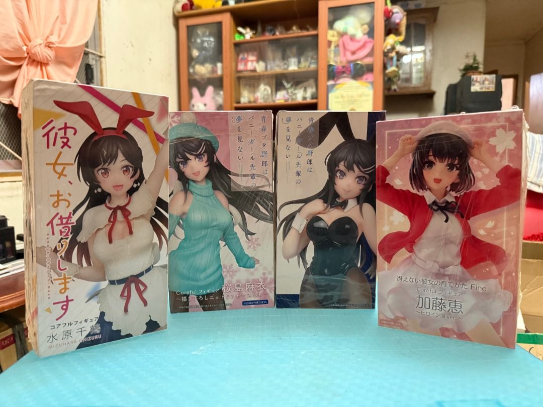 Anime Figure Coreful Figure by Taito (Category: Figurines & Statues) located in Oslob. Submitted by r4stx (Listing ID 1462218868, Image 1). Description: Coreful Figures ALL MISB Mai Sakurajima Bunny Ver and Winter Dress (blue) Magumi Kato Chizuru Maid Price: 800 each price is discounted esp for multiple buys Meetups in Dumaguete, Cebu City, Parts of Cebu Province Shipping via JnT of Lbc and can be discussed by buyer .