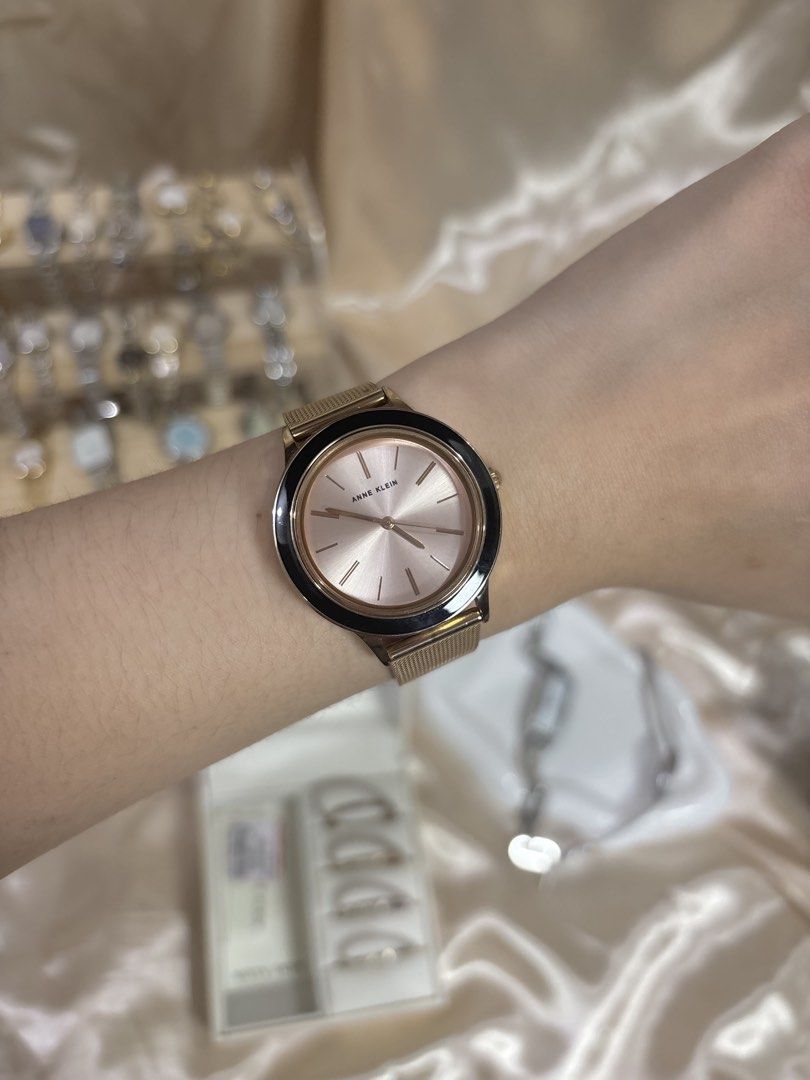 Anne klein interchangeable bezel watch ladies watch (Category: Women's Watches) located in Manila. Submitted by timevaultph_ (Listing ID 1462260075, Image 2). Description: Pm for more details.