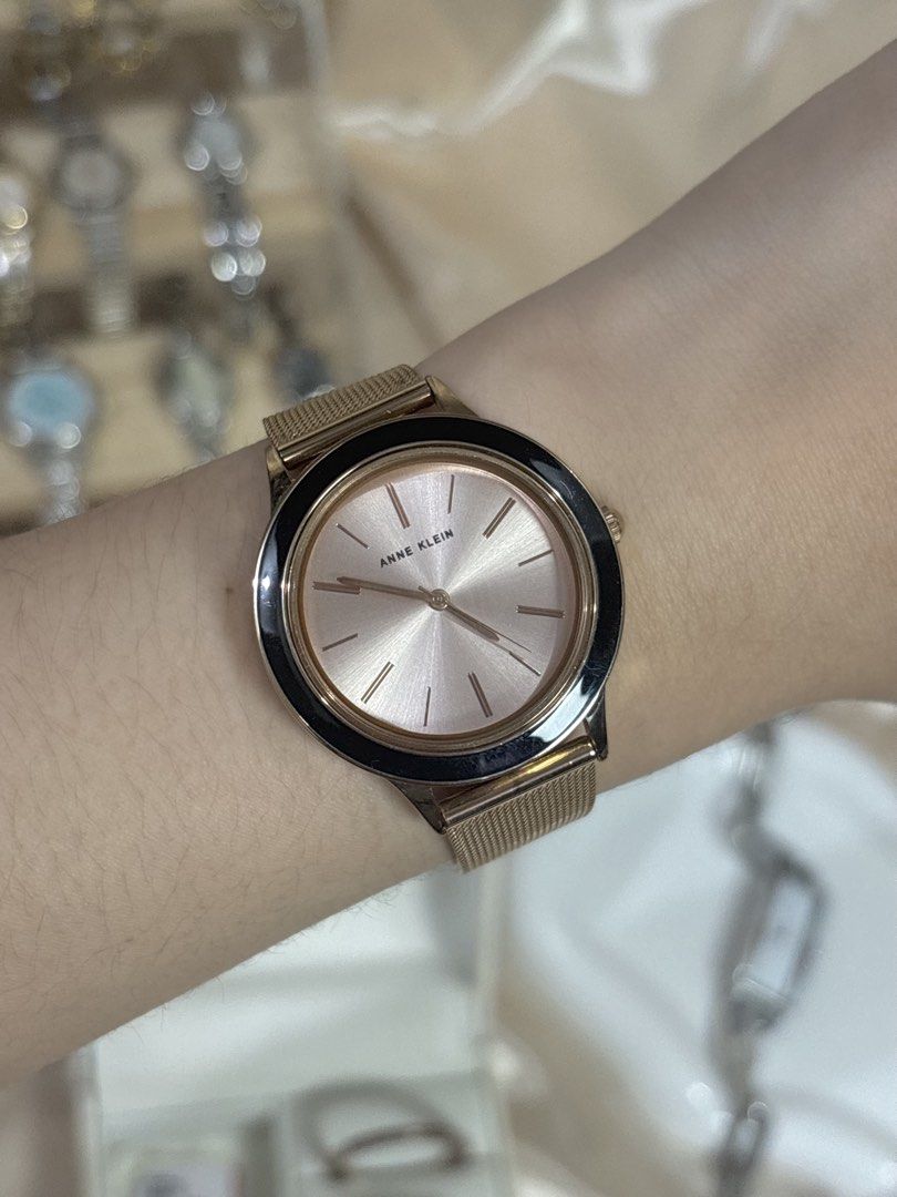 Anne klein interchangeable bezel watch ladies watch (Category: Women's Watches) located in Manila. Submitted by timevaultph_ (Listing ID 1462260075, Image 3). Description: Pm for more details.