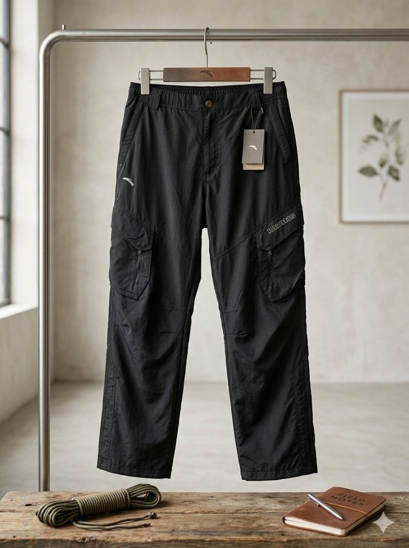 ANTA Hiking loose fit Cargo Pants (Category: Coats, Jackets and Outerwear) located in Manila. Submitted by liliaplay (Listing ID 1462076841, Image 1). Description: Authentic! Pre-loved Imported 6 pockets waterproof/resistant heavy and thick with inner mesh inside zippered and snap button pockets Solid print design zippered ankle Unisex size: 36-36 hem/rise: 12 length: 41 leghole: 10 No Issue! rtw Lowered to its negotiable price Payment 1st Shippe
