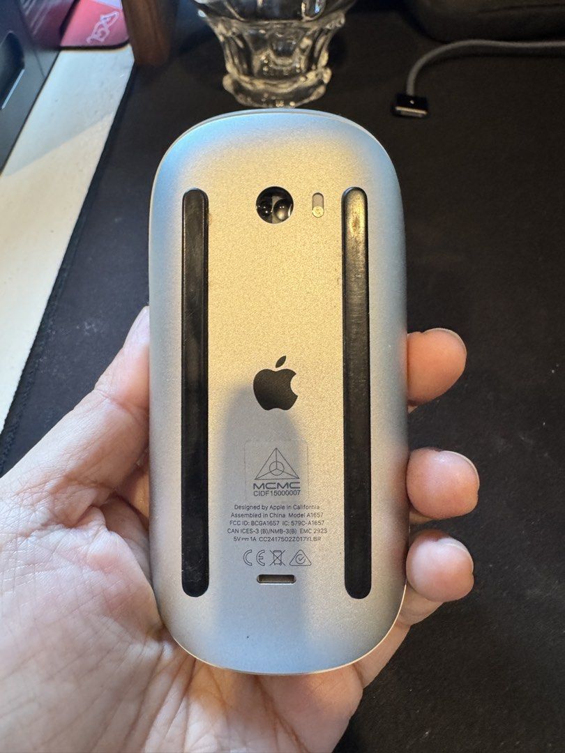 Apple Magic Mouse Wireless Bluetooth White Silver (Category: Mouse & Mousepads) located in Dasmarinas. Submitted by queensu (Listing ID 1462128356, Image 2). Description: 🖱️ Apple Magic Mouse 2 ✨ Sleek & minimalist design 💻 Perfect for MacBook, iMac & Mac mini 🔋 Rechargeable 🍎 Original Apple 💰 Price: ₱2,500 (negotiable) 📦 Shipping available 📍 Meet-up available RFS: Decluttering Serious buyers only. 😊.