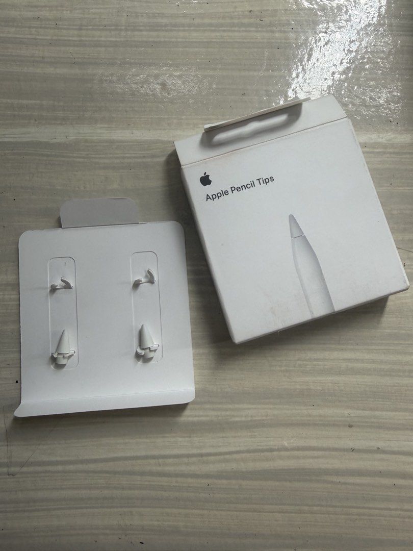 Apple Pencil Tips (2 pcs) (Category: Other Accessories) located in Manila. Submitted by declutter.rd (Listing ID 1462068684, Image 1). Description: Unused spare set of Apple Pencil Tips, originally bought in PMC. RFS: I no longer use my apple pencil.
