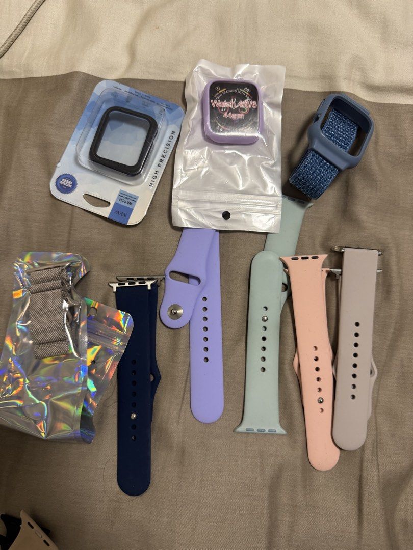 Apple Watch Series 6 44mm (Category: Wearables & Smart Watches) located in Antipolo. Submitted by thriftsbyra.s (Listing ID 1462110317, Image 2). Description: - Apple Watch Series 6 44mm - Includes original charger & bands Nasa pic na po condition ng watch. Check niyo nalang po pictures. Overall good working condition po. Message me on SMS. Cant reply here since quota na po yung inquiries. Thanks .