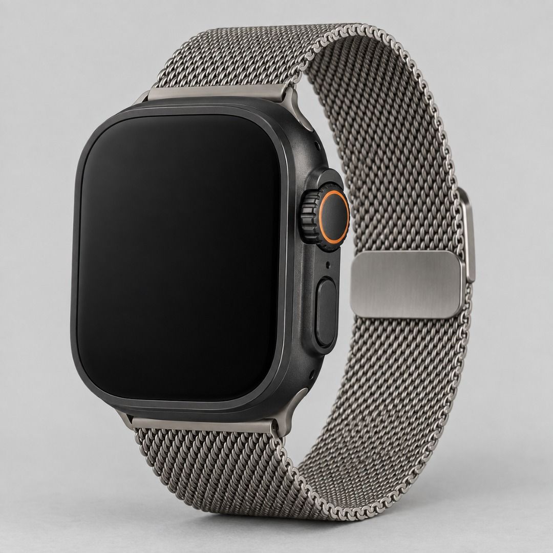 Apple Watch Ultra 2 Black Titanium + Titanium Milanese Loop (Category: Wearables & Smart Watches) located in Caloocan City. Submitted by quickfox.ef7270 (Listing ID 1462190895, Image 1). Description: Apple Watch Ultra 2 in Black Titanium, fully working and in good condition. Includes box and charger, plus the genuine Apple Titanium Milanese Loop purchased separately—the premium dressy titanium band. Cash only. Public meetup in Makati—Greenbelt or