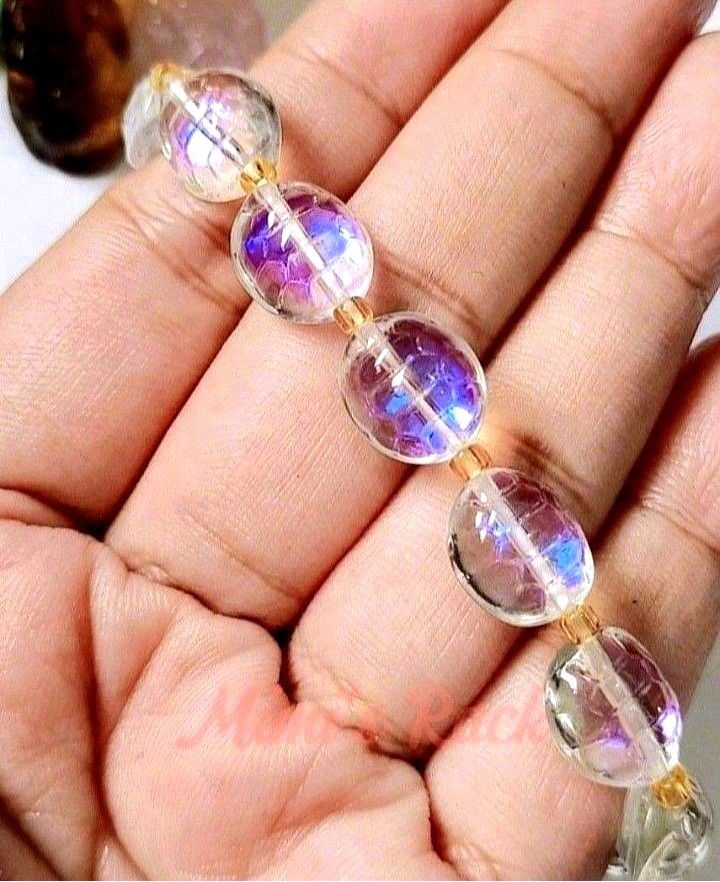 AURA QUARTZ TURTLE SHELL CHARM CARVING BRACELET (Category: Bracelets) located in Taguig. Submitted by mimisrack (Listing ID 1462089257, Image 3). Description: 🤍A gentle guardian charm for protection, longevity, and positive energy." -Turtle shell carving symbolizes protection, stability, and long life -Aura Quartz brings uplifting, cleansing, and high-vibration energy -Helps shield against negative influences while boosting positivity -Encourage