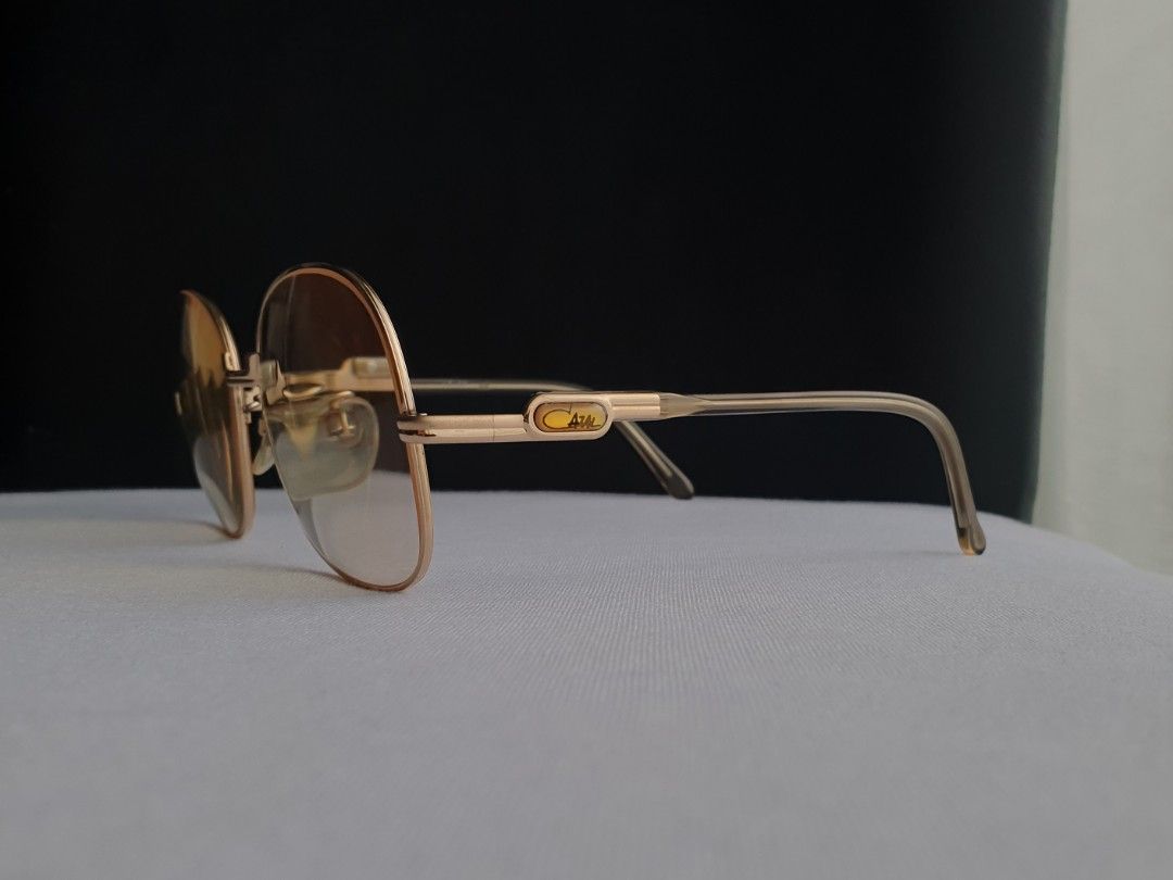 Authentic Cazal Eyeglass Frame (Category: Sunglasses & Eyewear) located in Quezon City. Submitted by WasalakTwo (Listing ID 1462156456, Image 1). Description: Bought in Japan Made in Germany Durable and high quality Goodcondition Still presentable Lens are graded, but replaceable Open for delivery nationwide Front Width 13.1cm Front Heught 5cm.