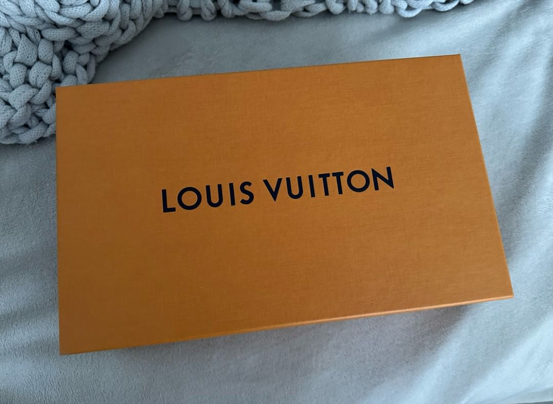 Authentic Louis Vuitton Orange Box with Dust Bag (Category: Luxury Bags & Wallets) located in San Juan City. Submitted by flipandfind (Listing ID 1462043767, Image 1). Description: - Original Louis Vuitton orange box - Perfect for storing shoes or small bags Box only No damages Authentic.