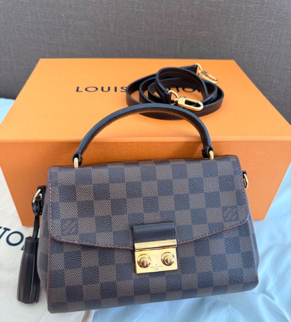 Authentic LV croisette (Category: Luxury Bags & Wallets) located in Makati City. Submitted by klee330 (Listing ID 1462096198, Image 3). Description: 💸Authentic Louis Vuitton Croisette💸 Decluttering my collection to make room for new handbag designs! Selling my gently used Louis Vuitton Croisette. ✅Includes: Original LV Strap Dustbag Box Paperbag Authenticity Card 💸Price Slightly negotiable for serious buyers. 📥DM me for price, detailed photos