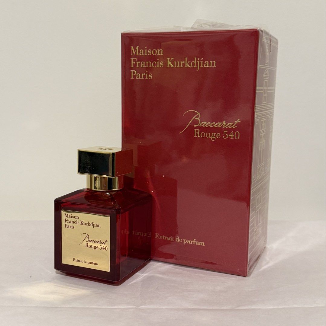 Authentic MFK Baccarat Rouge 540 Extrait (Category: Fragrance & Deodorants) located in Manila. Submitted by poppyany (Listing ID 1462244958, Image 1). Description: Authentic Maison Francis Kurkdjian Paris Baccarat Rouge 540 Extrait. From Rustans makati. 95% Full. Sprayed around 5 times only. .