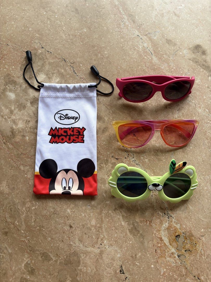 Baby Sunglasses Bundle (Category: Babies & Kids Fashion) located in Quezon City. Submitted by tidyup.lara (Listing ID 1462049975, Image 1). Description: Buy all in photo for PHP 250 Sold as is Condition 8/10: used but in good condition .