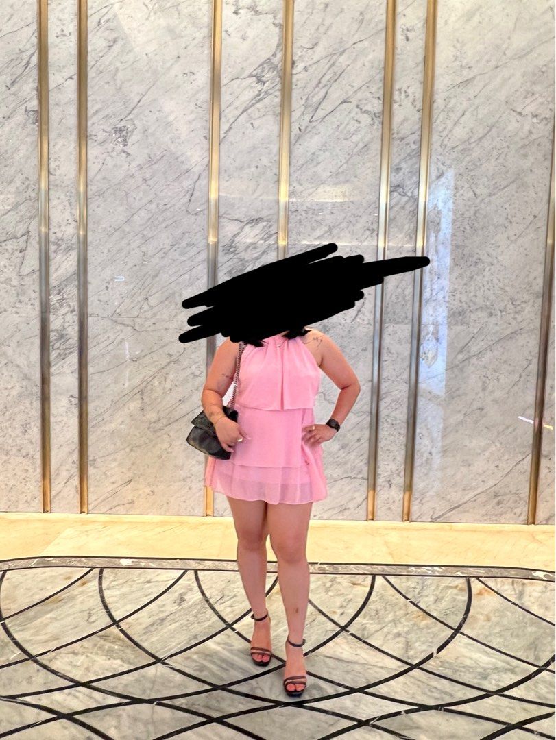 Cute pink backless dress 💖 (Category: Dresses) located in Manila. Submitted by archivedwardrobe (Listing ID 1462181561, Image 2). Description: Hi! Selling my birthday dress. Used once .