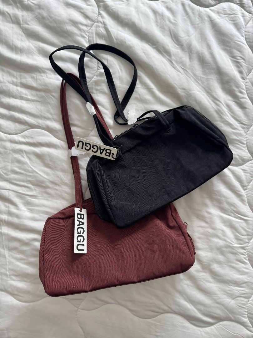 Baggu Bowler Bag (Category: Shoulder Bags) located in Taguig. Submitted by giajamias (Listing ID 1462050157, Image 1). Description: Baggu Bowler Bag, Size Regular On hand, brand new, ready to ship, purchased from the US! - Black - Mahogany Shipping c/o buyer..