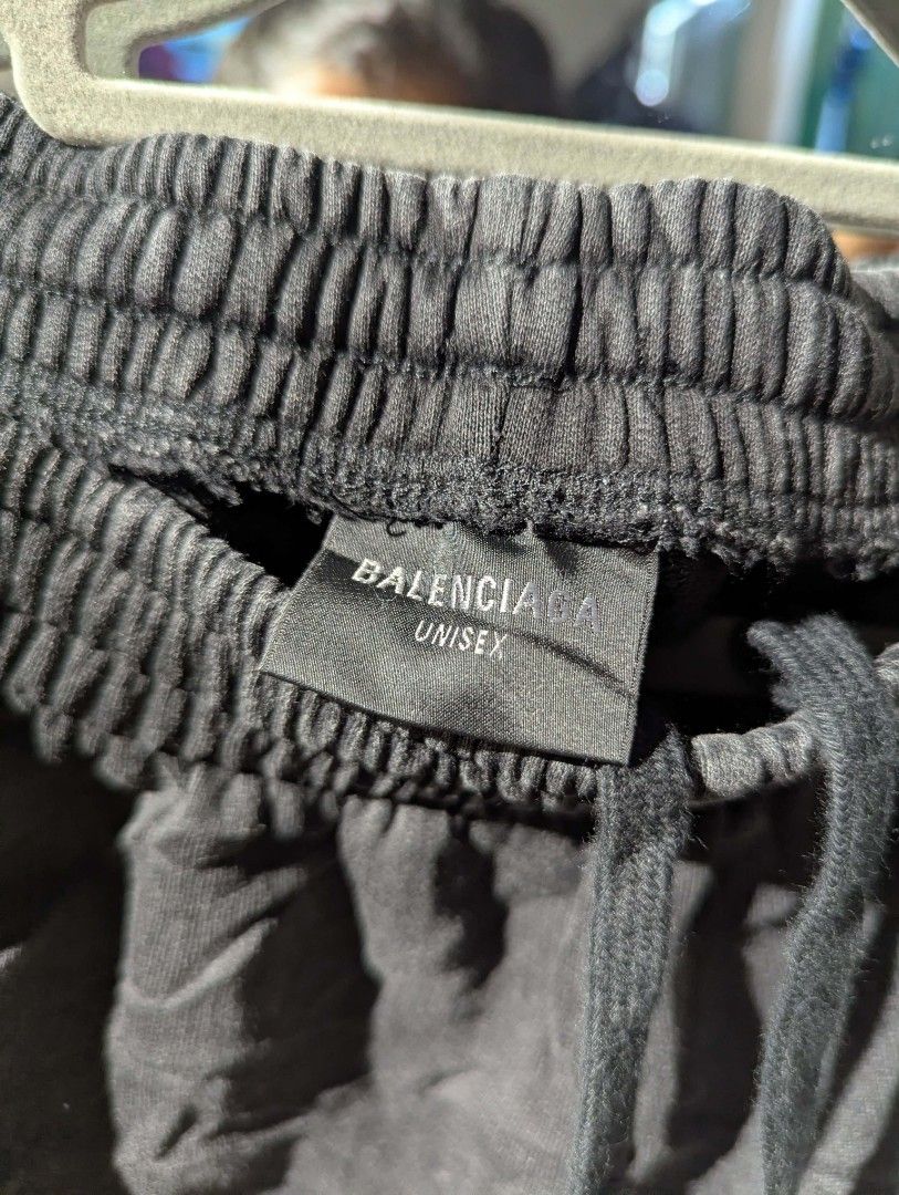 Balenciaga Flame Logo Shorts (Category: Shorts) located in Manila. Submitted by roblesniks33584 (Listing ID 1462053237, Image 2). Description: - Authentic Balenciaga shorts - Eye-catching flame logo detail on the side - Comfortable elastic waistband with drawstring - Made in Italy - Size: XS (fits Kids 10/12A) - Color: Black.