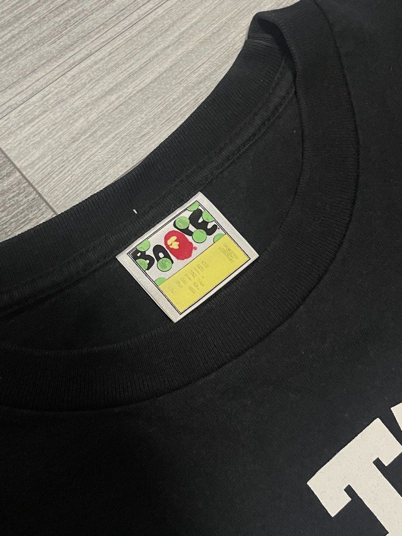 BAPE College Multi Colored Camo tshirt (Category: Activewear) located in Caloocan City. Submitted by thriftkidd2024 (Listing ID 1462163018, Image 3). Description: [ BAPE College Multi Colored Camo ] M on tag width: 21 length:26.5 In Excellent condition 9/10 color rate No issue ₱2,500 Taguig city📍 Dm to purchase 📥.