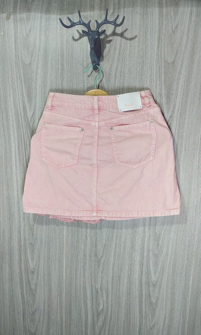 BAPY A Bathing Ape Skirt Jeans (Category: Skirts) located in Milaor. Submitted by lootinout (Listing ID 1462192840, Image 3). Description: BAPY A Bathing Ape Skirt Jeans ✅Size: XS ✅Waist: 25 ✅Length: 15.5 ✅Color Rate: 9.5/10 ✅No Issue ✅Need Wash ✅Location: Bicol Naga City, Camarines Sur ✅Courier: J&T Express/Flash Express ✅MOP: Gcash only.
