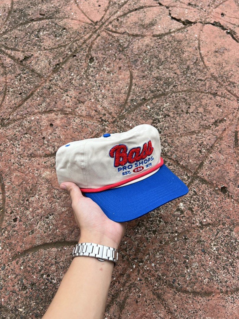 Bass Pro Shop Cap (Category: Caps & Hats) located in Davao. Submitted by lootsngoods.1058 (Listing ID 1462131919, Image 2). Description: BASS PRO!📩👀 750 only •Brand new •Mine now, pay now •Premium Quality •Complete details & tags •Payment First | No COD (MOP: GCash) •Location: Davao city.