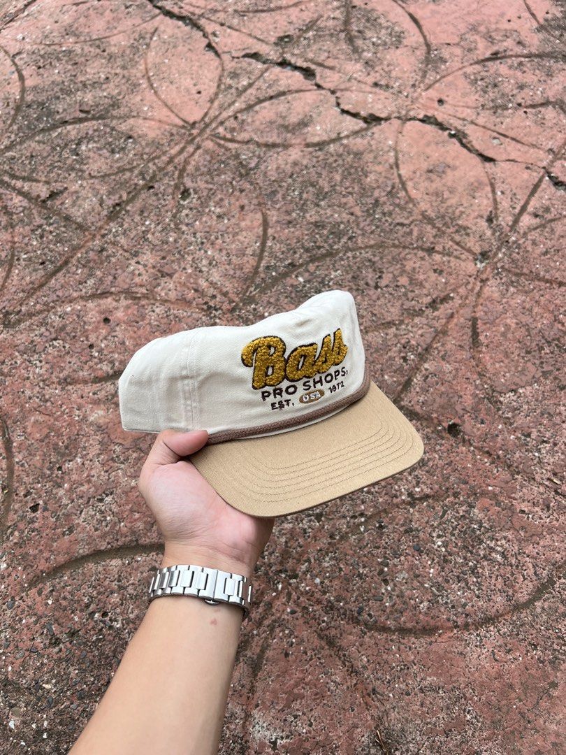 Bass Pro Shop Cap (Category: Caps & Hats) located in Davao. Submitted by lootsngoods.1058 (Listing ID 1462132035, Image 2). Description: BASS PRO!📩👀 750 only •Brand new •Mine now, pay now •Premium Quality •Complete details & tags •Payment First | No COD (MOP: GCash) •Location: Davao city.