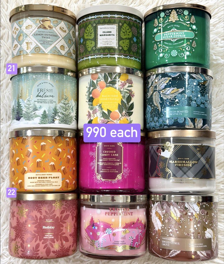 BATH & BODY WORKS CANDLES (Category: Home Fragrance) located in Manila. Submitted by donaldann (Listing ID 1462154346, Image 1). Description: .