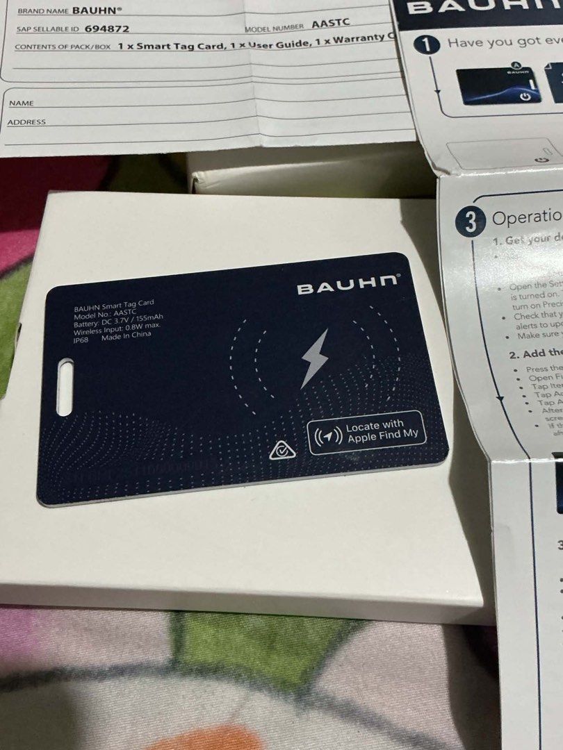 Bauhn smart tag (Category: Other Mobile & Gadget Accessories) located in Angeles City. Submitted by ritenianstuff (Listing ID 1462220622, Image 2). Description: Bauhn Smart tag from Australia Brandnew wireless charging Apple devices From Australia Add sf 55 Gcash payment lp posted.