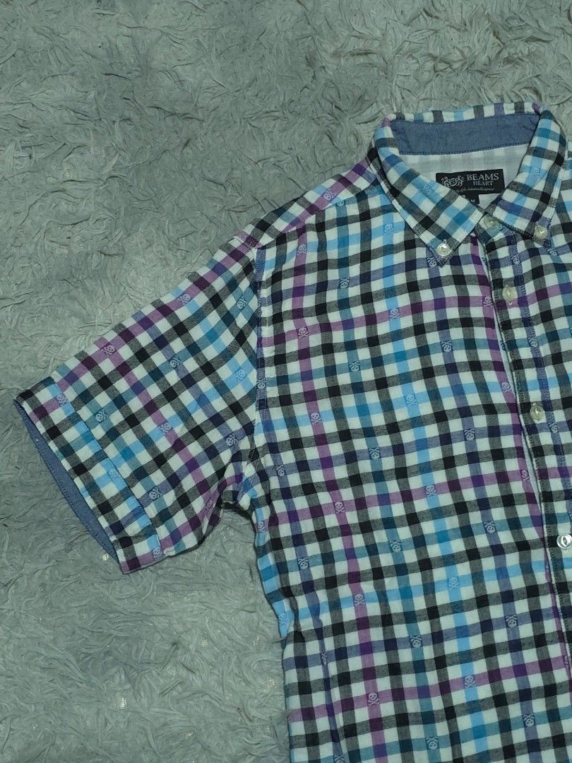 Beams (Category: Formal Shirts) located in Abulug. Submitted by humanwhosellthings (Listing ID 1462092435, Image 3). Description: BÈAMS ✅️Size: Medium ✅️Dimes: 20W x 27L ✅Condition: Excellent ✅Issue: None ✅Color Rate: 9.8/10.