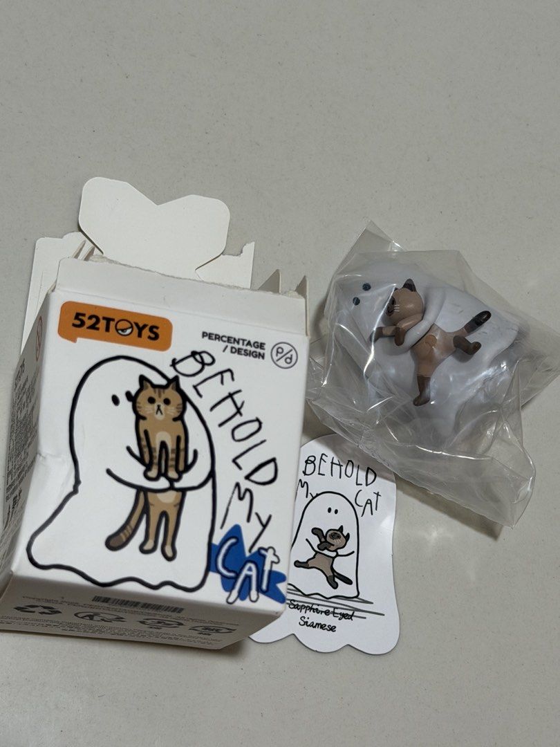 Behold My Cat Blind Bag Confirmed (Category: Designer & Blind Box Toys) located in Binan City. Submitted by ninahiraeth (Listing ID 1462076059, Image 3). Description: 170 each !! i include freebies! 🤍 Siamese - 2pcs Tiny Blue Furball - 2pc Here Comes My Dainty Cutie (Orange Cat) - 2pcs Lucky Little White Cat (Fuzzy) - 2pcs Tabby Cat - 1pc Blue White Zoomies - 1pc .