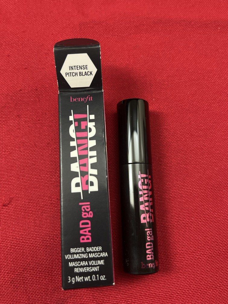 BENEFIT BADGAL BANG VOLUMIZING MASCARA (Category: Makeup) located in Manila. Submitted by luxeclassyshop (Listing ID 1462133379, Image 2). Description: BENEFIT BADGAL BANG VOLUMIZING MASCARA Shade:Intense pitch black 3g Original.