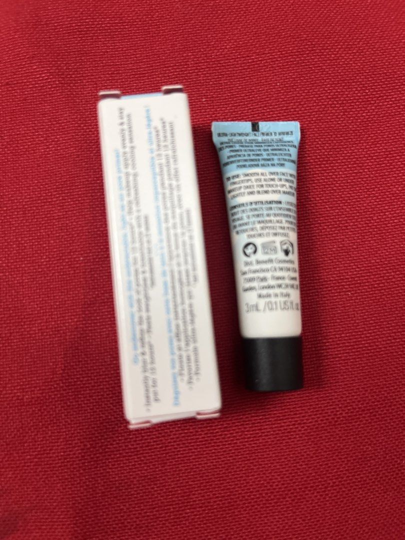 Benefit the porefesssional lite primer (Category: Makeup) located in Manila. Submitted by luxeclassyshop (Listing ID 1462132843, Image 2). Description: Benefit the porefesssional lite primer 3ml Original Mini size.