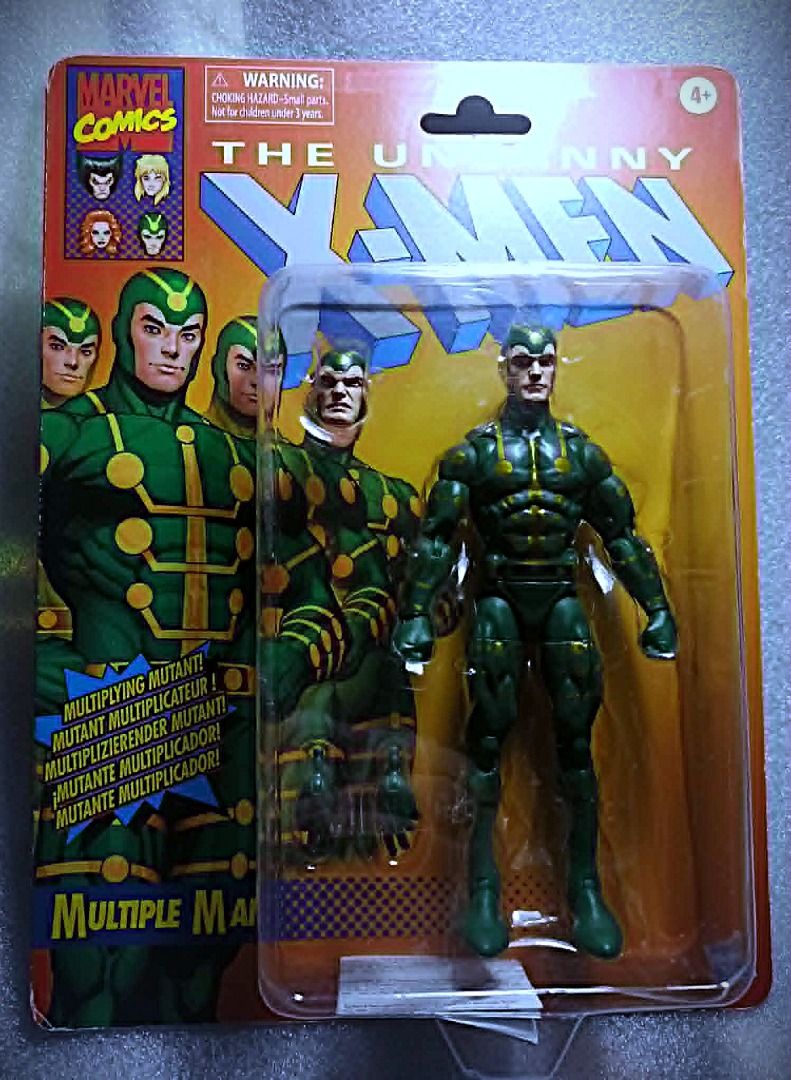 BIC The Uncanny MULTIPLE MAN Legends Class Hasbro Xmen Marvel (Category: Figurines & Statues) located in Pasay City. Submitted by Chariselyn (Listing ID 1462187488, Image 1). Description: BIC The Uncanny MULTIPLE MAN (1,800+sf) Legends Class Hasbro Xmen Marvel Series: Marvel Legends X-Men Retro, 2019 Scale: 6 inches Stock: 1 Box Condition: 9/10 Issues: 0 Accessories: complete Mode of Payment: GCash or through your rider Shipping options: Payment 