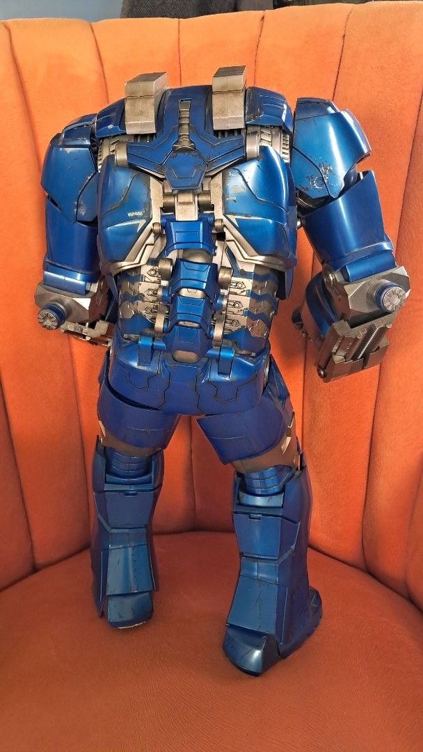 Blue Iron Man IGOR (Category: Figurines & Statues) located in Santa Rosa. Submitted by majanice (Listing ID 1462056180, Image 2). Description: IGOR (blue) * Hot Toys Movie Masterpiece Series * Iron Man 3 — Igor / Mark XXXVIII * MMS215 * 1/6 scale * Approximately 16.5” tall * Excellent pre-owned condition Perfect addition to Marvel and Ironman Collectors!.