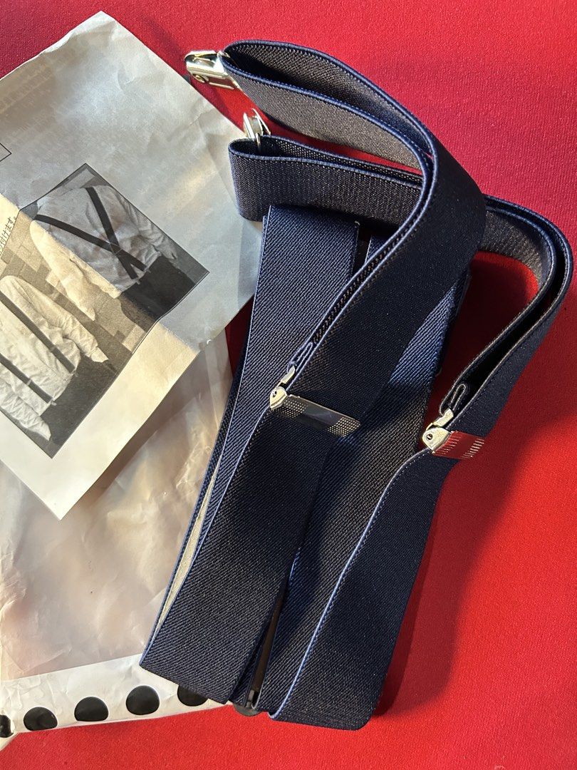 Blue Men's Suspender (Category: Vests) located in Quezon City. Submitted by jjsurplus_23 (Listing ID 1462051595, Image 2). Description: .