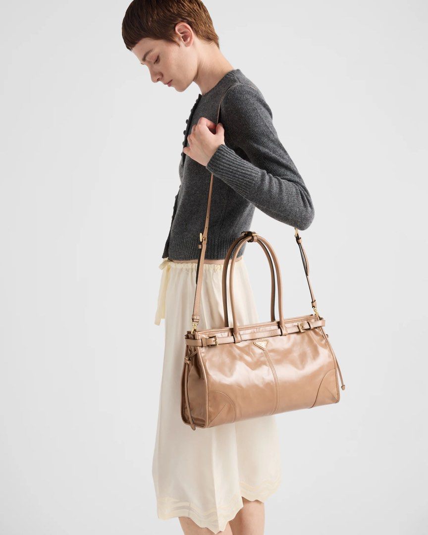 Bnew & Authentic Prada Bonnie Large Cameo (Category: Shoulder Bags) located in Makati City. Submitted by georgiaetc (Listing ID 1462254591, Image 2). Description: With dustbag and cards Dimensions Height: 24 cm Length: 12 cm Width: 38 cm.