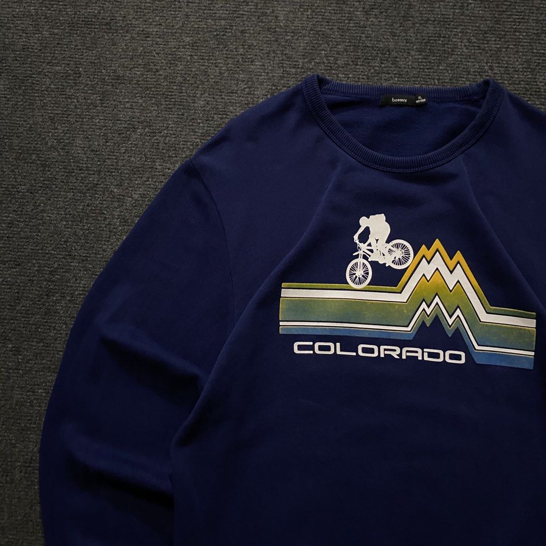 Bossini Colorado Sweater (Category: Coats, Jackets and Outerwear) located in Quezon City. Submitted by thrifted_by_cj (Listing ID 1462095976, Image 3). Description: Bossini Colorado Sweater 2 Width: 23in Length: 28in Condition: 10/10 Color rate: 10/10 Issue: none Note: vintage vibes Price: 300 + Sf Payment first J&T Delivery PM ✉️.