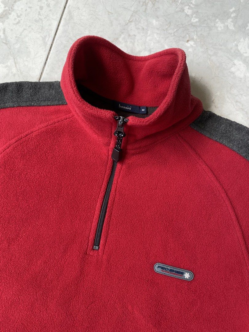 Bossini Half-Zip Fleece Jacket (Category: Coats, Jackets and Outerwear) located in Mangaldan. Submitted by primedealsofficial.ph (Listing ID 1462043816, Image 2). Description: Dimension: 21x27 Size: Medium to L Condition: 10/10 Complete tags.