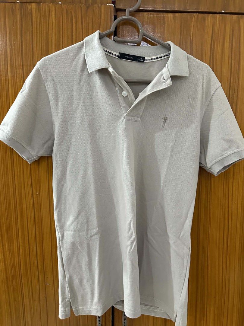 Bossini Polo Shirts - Various Colors - Size S (Category: Tshirts & Polo Shirts ) located in Manila. Submitted by vingoodies (Listing ID 1462101304, Image 3). Description: - Bundle of 5 Bossini Polo Shirts - Size: S - Colors: Light Blue, White, Grey, Light Grey, Mauve - Ideal for: Casual wear or sports - Features: Embroidered Bossini logo on chest, button-up neckline, short sleeves P120 each po pm nlng.