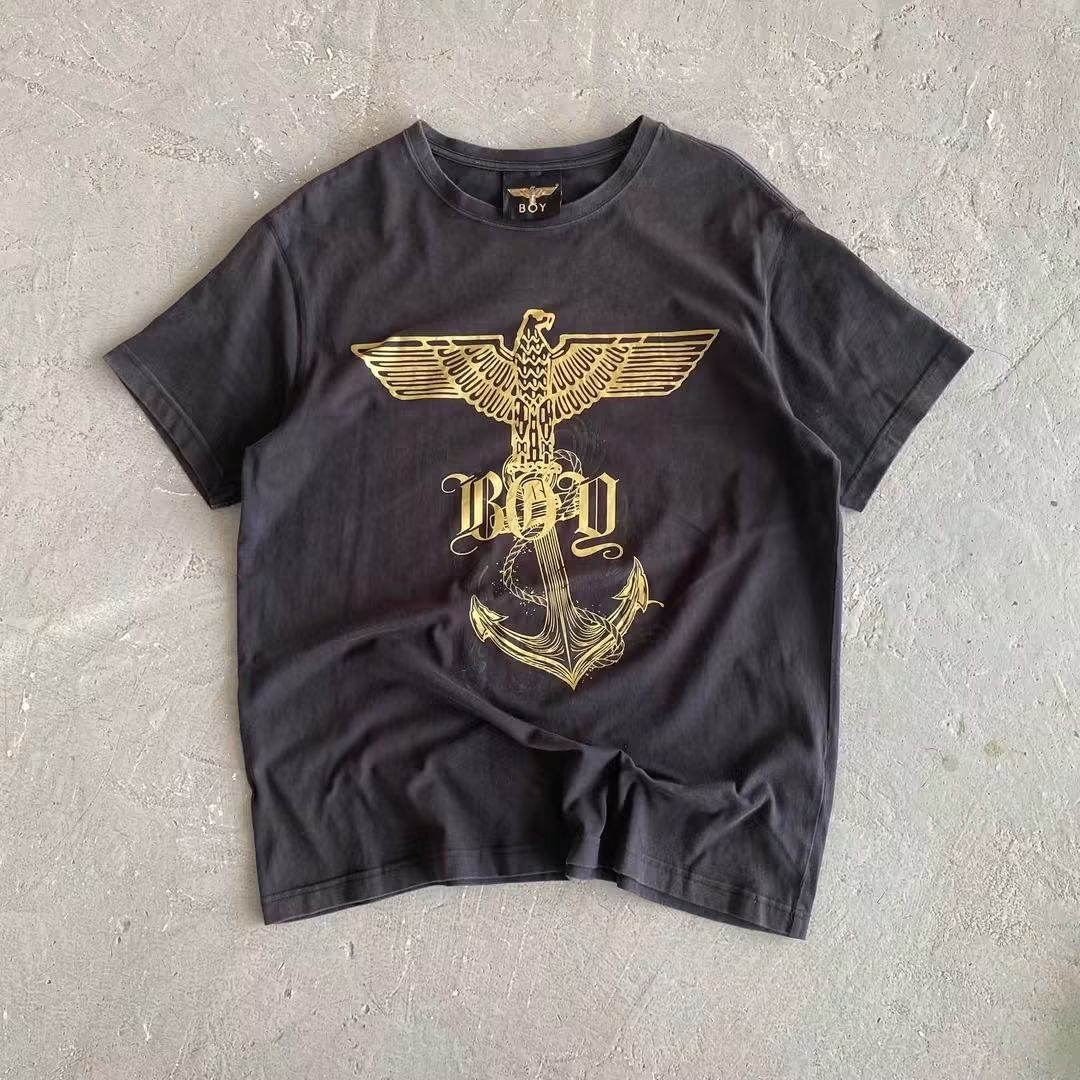 boy london (Category: Tshirts & Polo Shirts ) located in Malabon City. Submitted by not_just_fits (Listing ID 1462225236, Image 1). Description: • dimes: 22 × 29 • condition: excellent condition • flaw/s: 1pin hole.