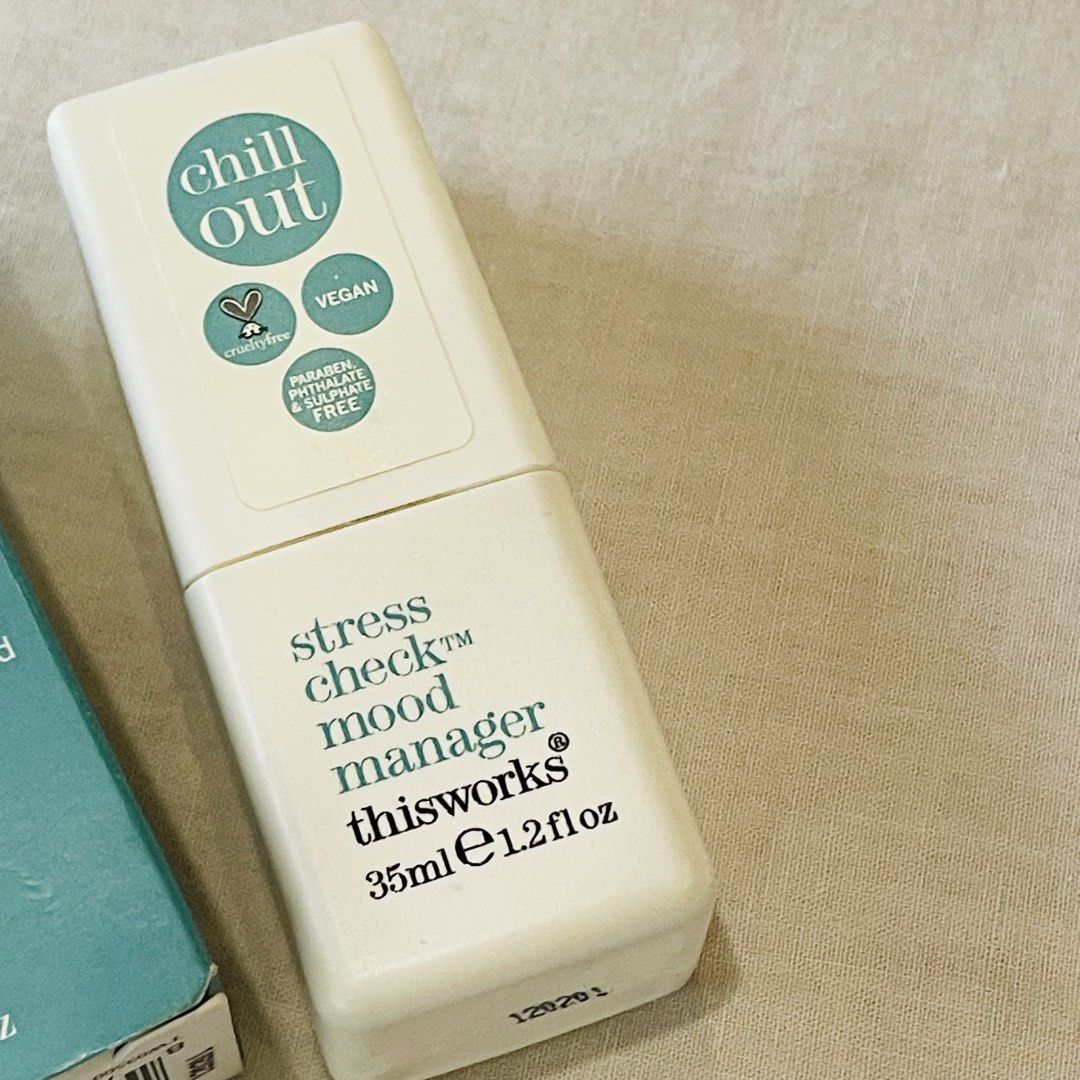 Brand New! thisworks Aromatherapy Mood Manager (Category: Fragrance & Deodorants) located in Quezon City. Submitted by travelstylelove (Listing ID 1462104574, Image 2). Description: - Brand new This Works Aromatherapy Mood Manager spray. - 35ml (1.2 fl oz) size. - Motion-activated aromatherapy to create a soothing and balanced atmosphere. - Vegan and Cruelty-Free certified. - Free from Parabens, Phthalates, and Sulphates. - Perfect for managing y