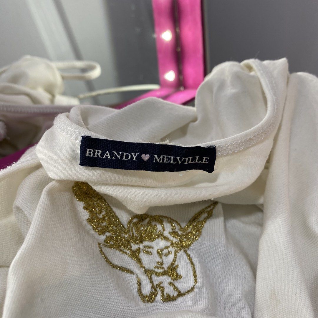 Brandy Melville Skylar Angel Top (Category: Sleeveless) located in Manila. Submitted by kaj2001 (Listing ID 1462193548, Image 3). Description: Super soft and cute! Still in good condition RFS: Decluttering .