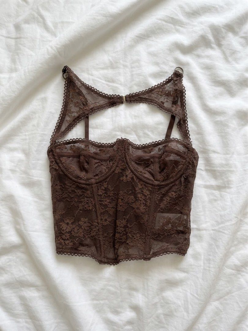 Brown Corset Top (Category: Others Tops) located in Manila. Submitted by CTs_Selection (Listing ID 1462096406, Image 1). Description: With boning .
