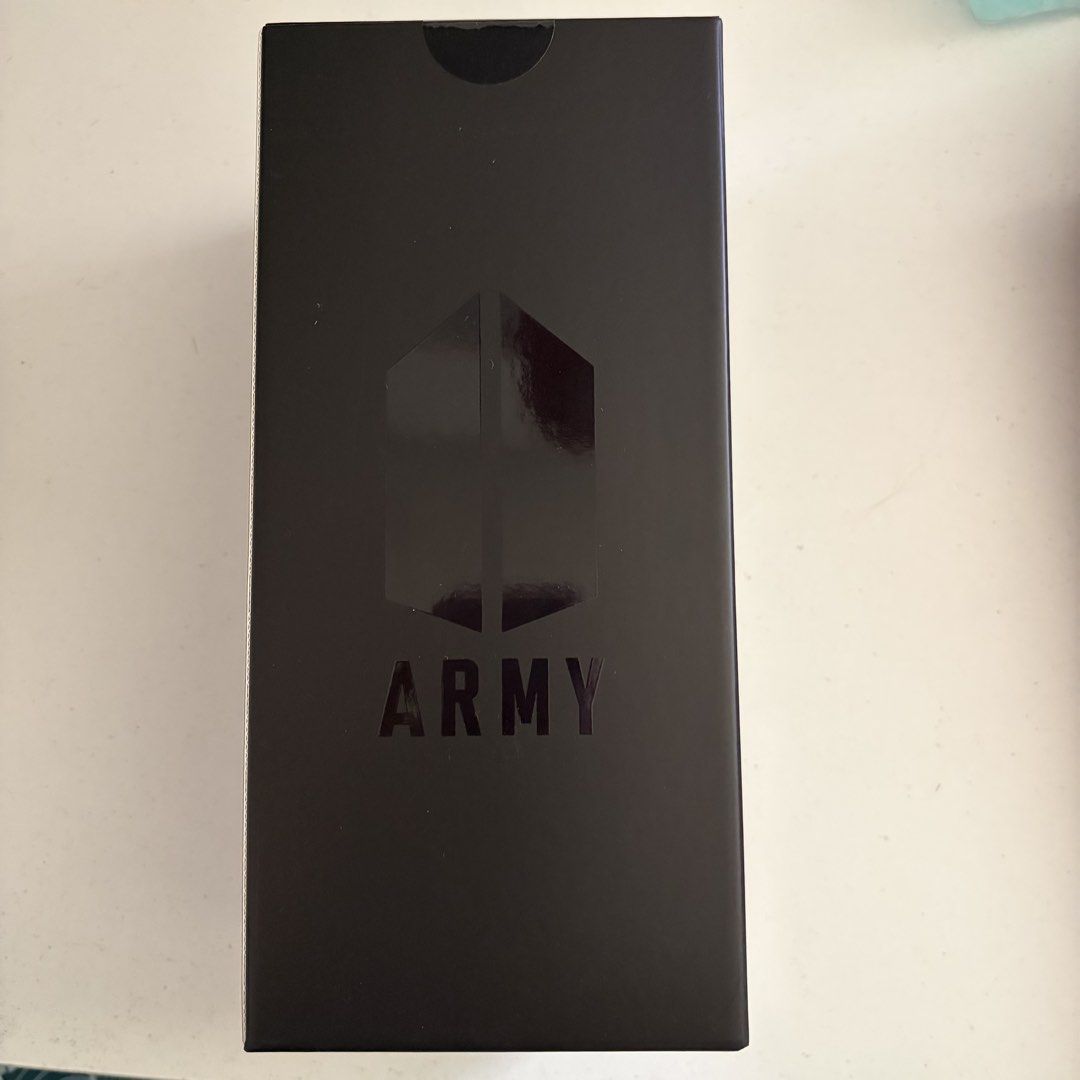 BTS Army Bomb Version 4 Sealed (Category: K-Wave Merchandise) located in Lucena. Submitted by minimal_decluttering (Listing ID 1462069205, Image 1). Description: Onhand Authentic Ready to ship Last 1pc available onhand Next arrival : october .