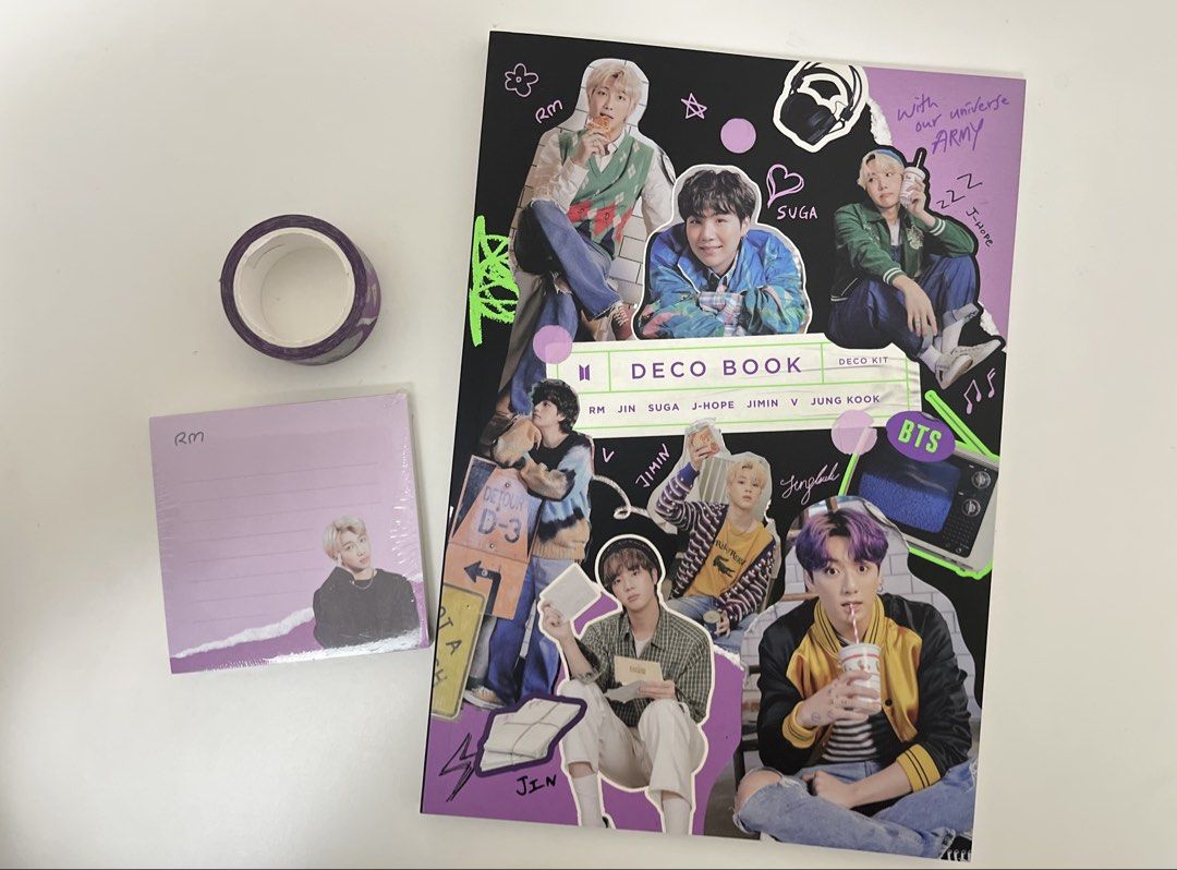 BTS Deco Kit (incomplete inclusions) (Category: K-Wave Merchandise) located in Manila. Submitted by pamvv_ (Listing ID 1462159349, Image 2). Description: See photos for inclusions.