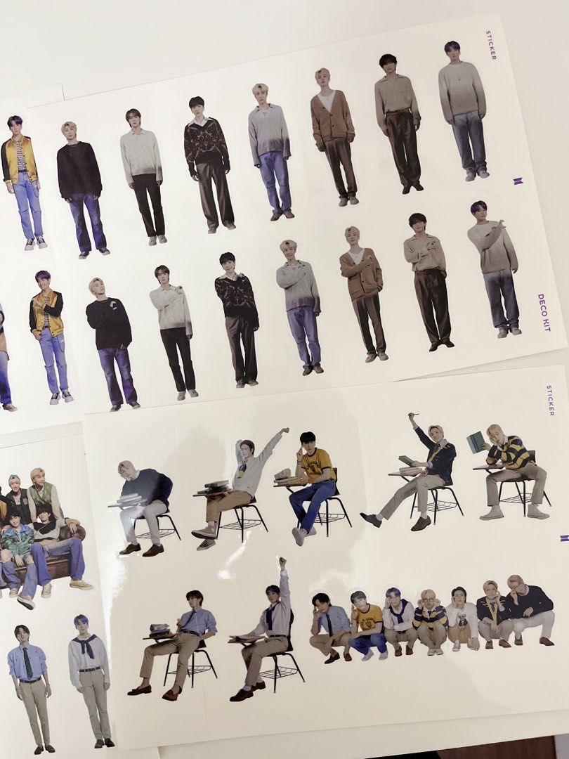 BTS Deco Kit (incomplete inclusions) (Category: K-Wave Merchandise) located in Manila. Submitted by pamvv_ (Listing ID 1462159349, Image 3). Description: See photos for inclusions.
