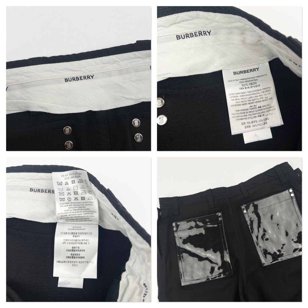 Burberry (Category: Shorts) located in Manila. Submitted by draftdrops (Listing ID 1462060905, Image 3). Description: Patent leather pocket design and excellent condition Waistline :34 Length :19.